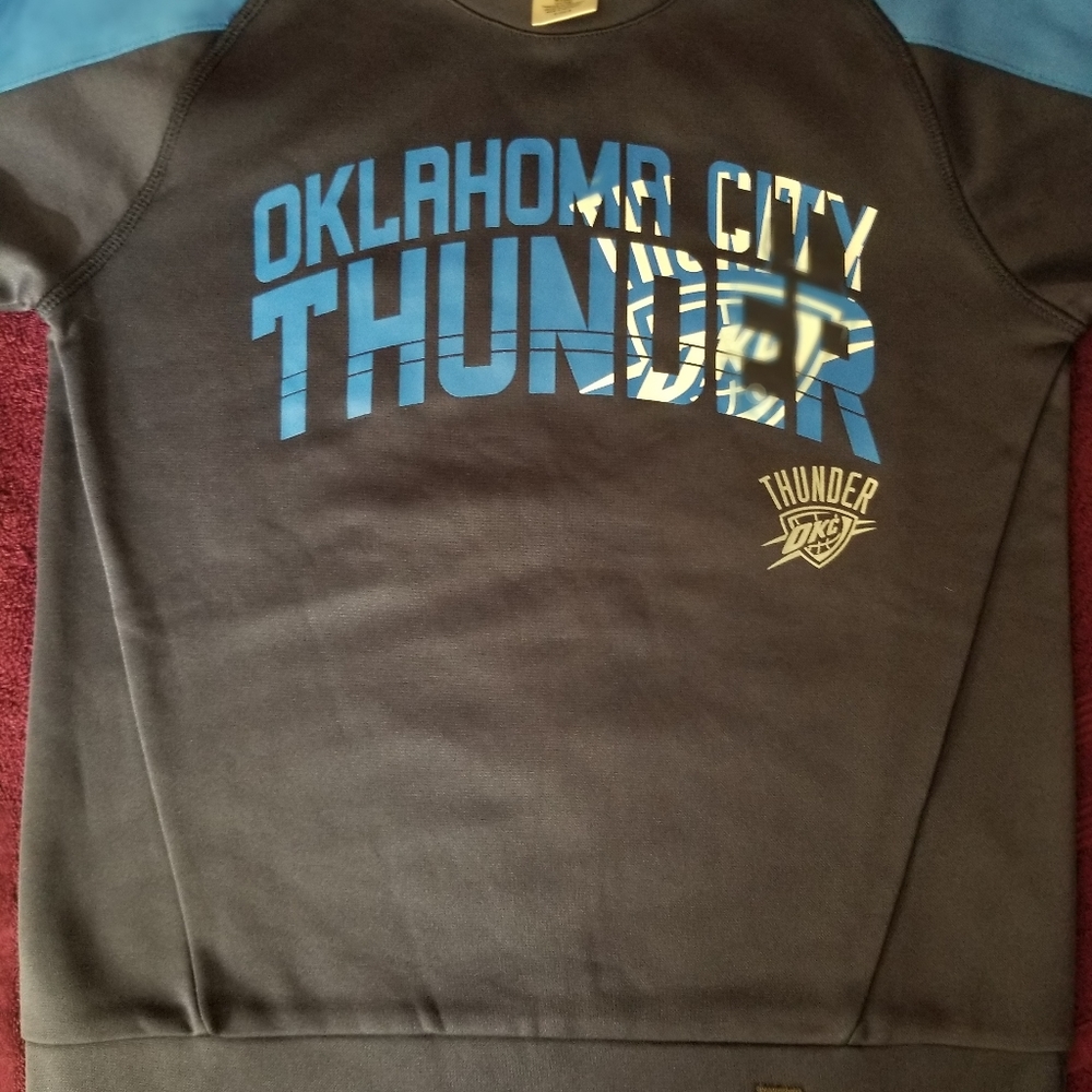 NBA Oklahoma City Youth sweatshirt.
